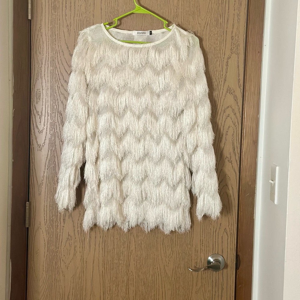 Storets Long sleeve shirt with tassels. Size Small.